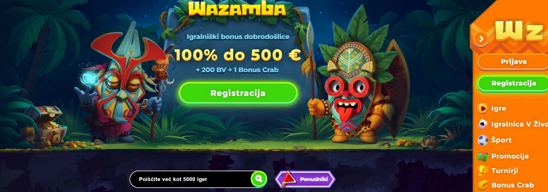 nove spletni casino Wazamba Casino